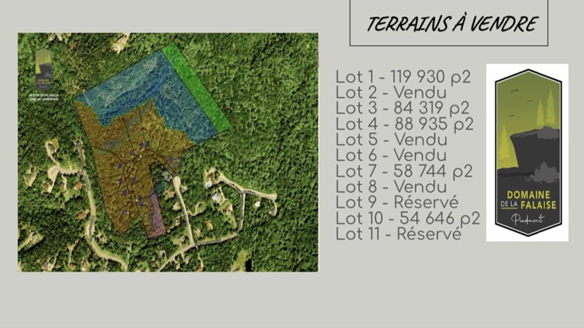 Le Domaine de la Falaise-Terrains prêts à construire-0