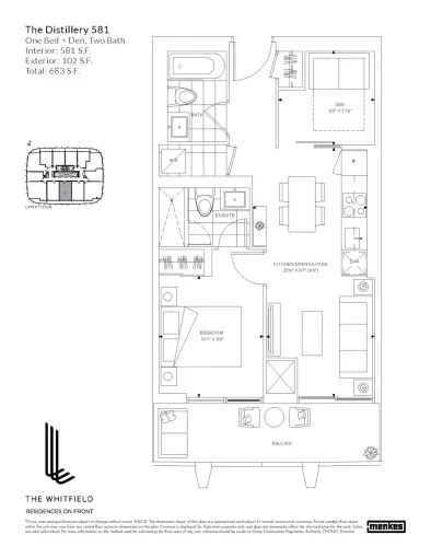 Photo 1 bedroom + den