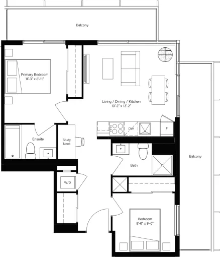 Photo 2 bedrooms