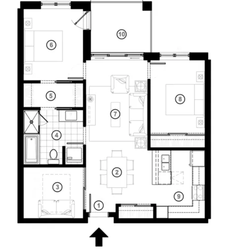 Photo 2 habitaciones