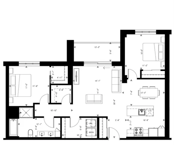 Photo 2 bedrooms