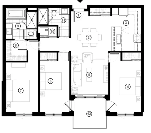 Photo 3 habitaciones