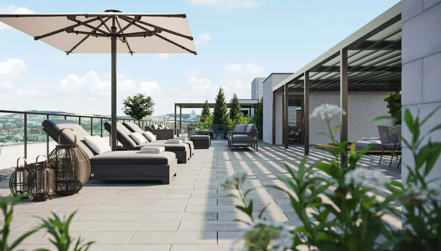 Photo Penthouses with 300-520 sq.ft. terrace