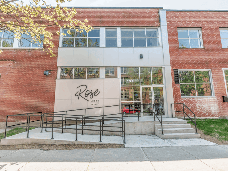 Rose Lofts Commercial for rent Montreal