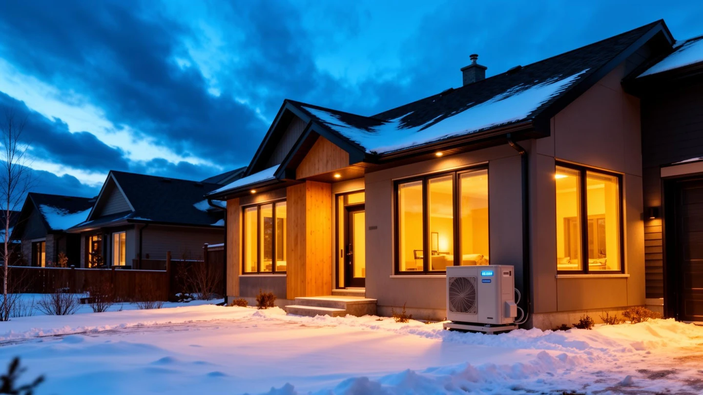 House in winter